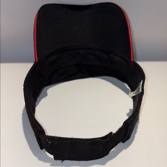 Black and Red Embroidered Cedar Point visor - Picture 5 of 7